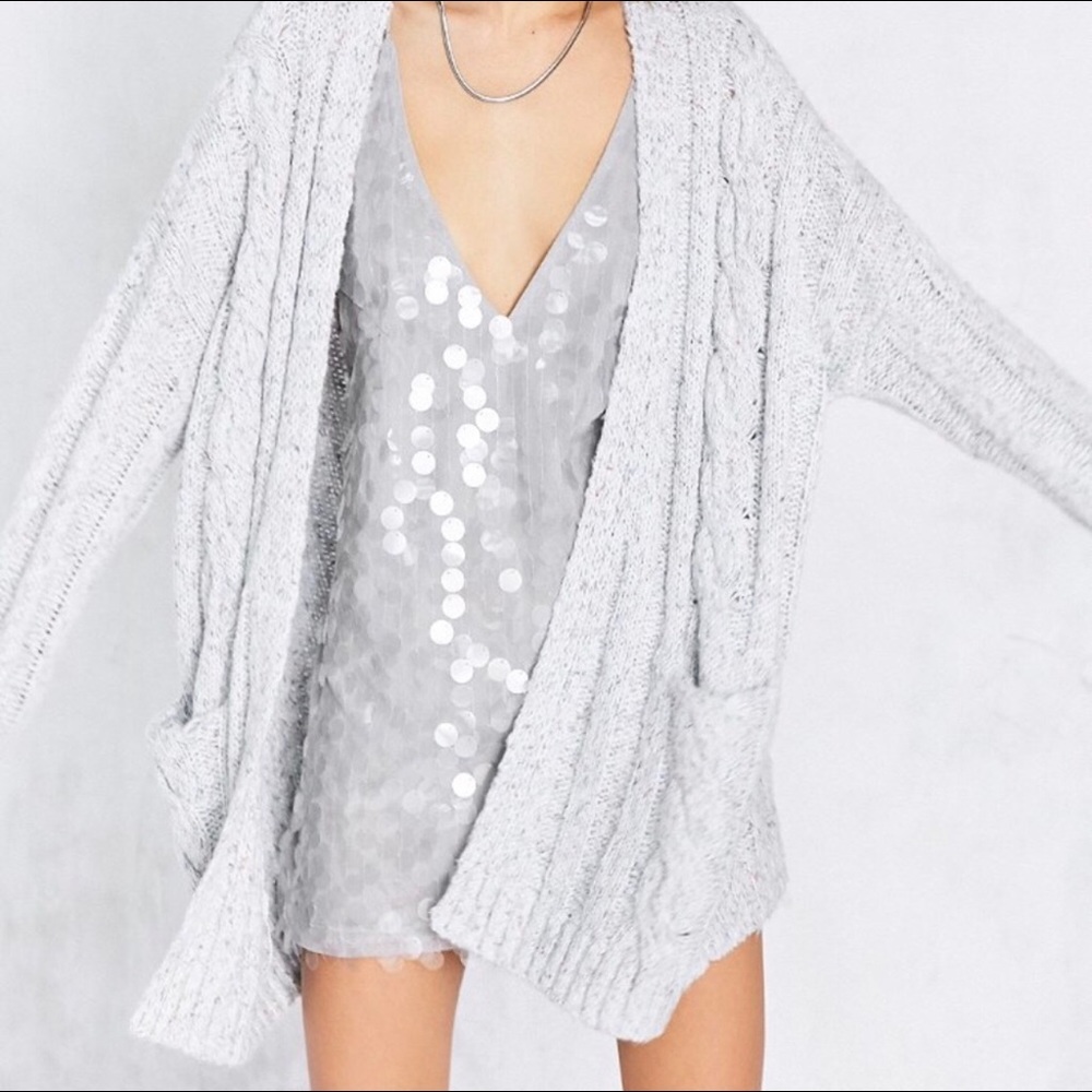 Urban Outfitters Oversized Cable Knit Cardigan